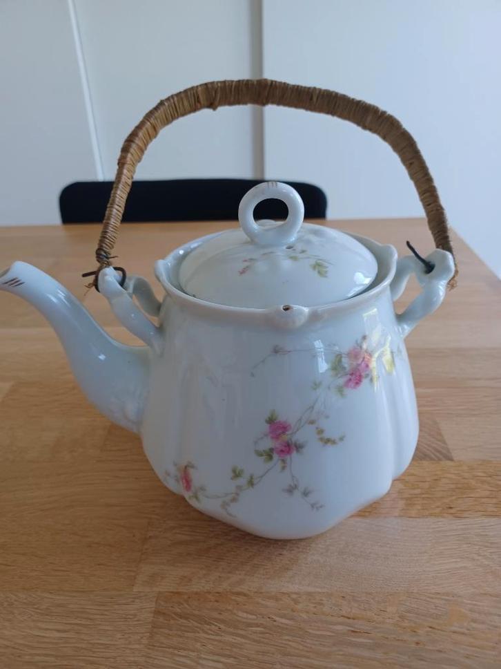 Chocolade ketel Schlackenwerth Czecho Slovakia, Antiek en Kunst, Antiek | Porselein, Ophalen of Verzenden