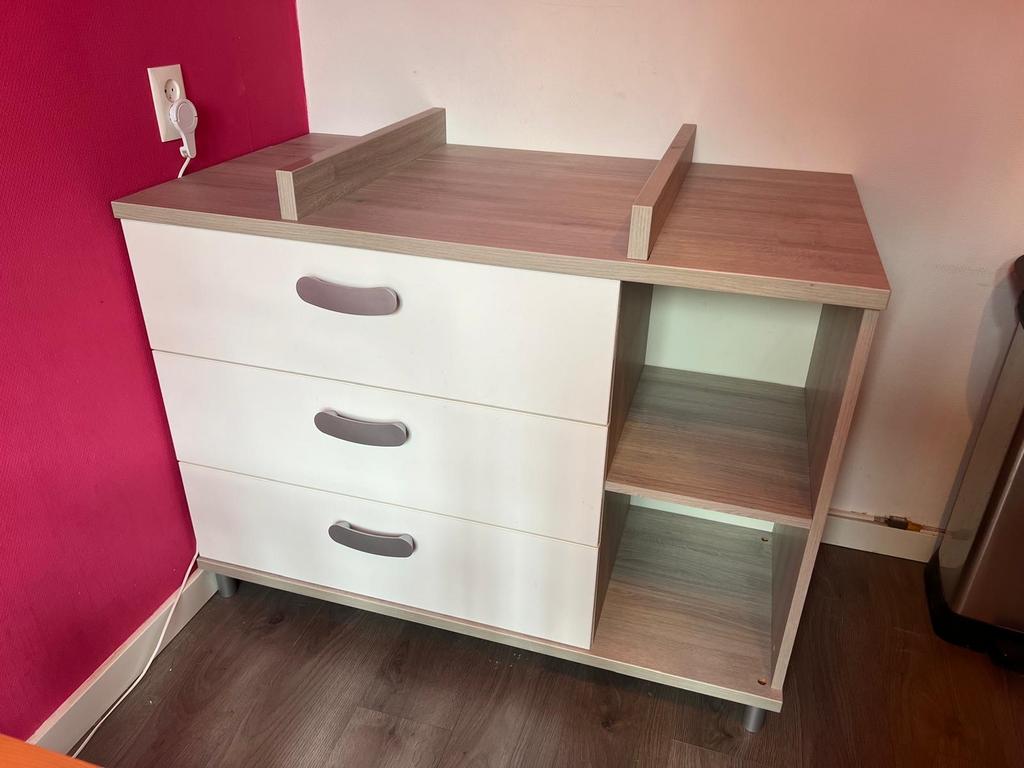 Commode Noor van Mamaloes, Kinderen en Baby's, Kinderkamer | Commodes en Kasten, Ophalen, 50 tot 70 cm, Opstaande rand, 100 cm of meer