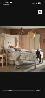 IKEA Gjora bed 140x200 - Niet meer verkrijgbaar!, Gebruikt, Beige, Tweepersoons, 200 cm
