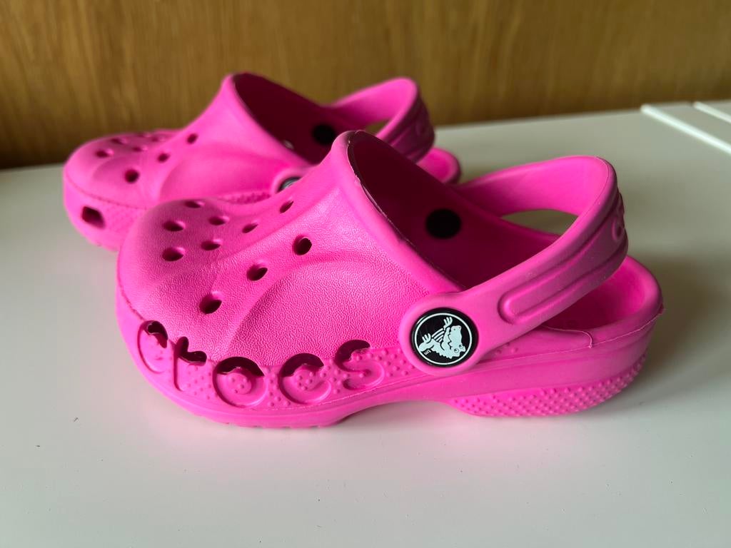 Crocs 2 paar - Roze & Glitter - Maat 24-25, Kinderen en Baby's, Ophalen of Verzenden