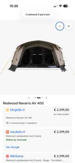 Redwood Navaro Air 400 opblaasbare tent, Ophalen, Zo goed als nieuw, Tot en met 5