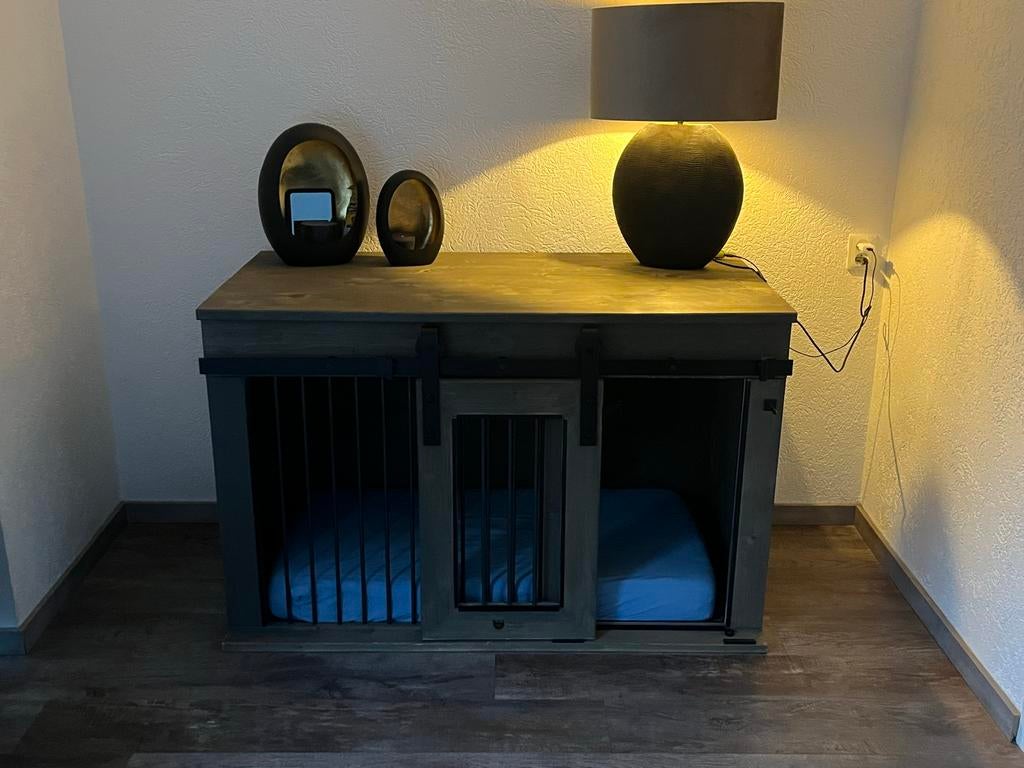Hardhouten bench op de hand gemaakt, Dieren en Toebehoren, Ophalen of Verzenden, Zo goed als nieuw