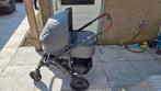 Duo kinderwagen Uppababy Vista V2 grijs met wieg&voetenzakke, Zo goed als nieuw, Combiwagen, Verstelbare duwstang, Ophalen