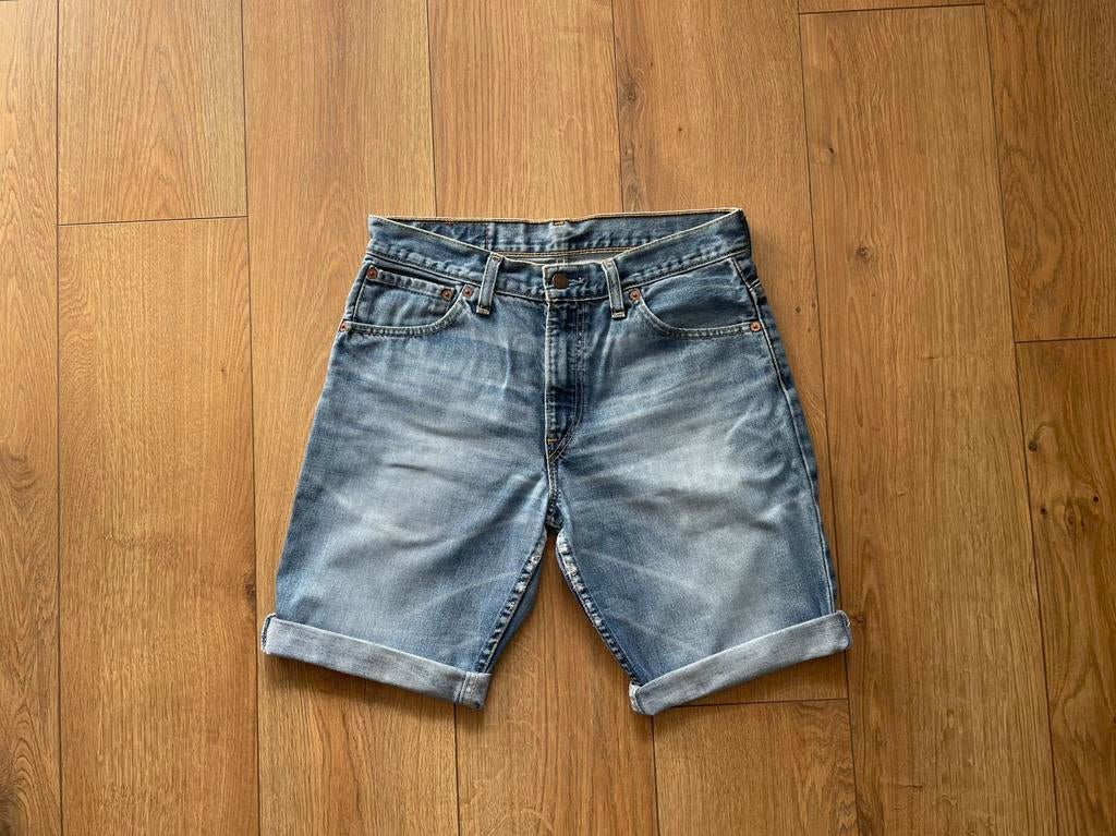 Levi's 507 leuke blauwe dames denim shorts - maat W30, Ophalen of Verzenden, Gedragen, Blauw, W30 - W32 (confectie 38/40)