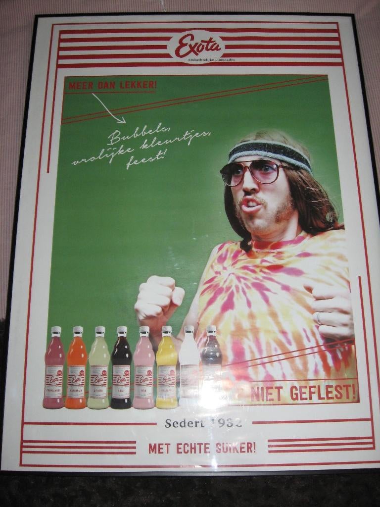EXOTA LIMONADE POSTER, Ophalen of Verzenden, Nieuw, Gebruiksvoorwerp