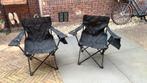 2 stuks zgn klapstoelen zwart, Ophalen of Verzenden, Zo goed als nieuw
