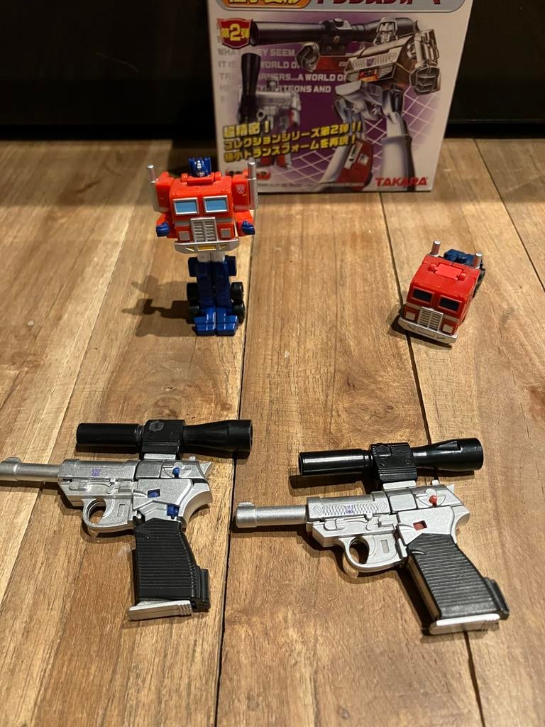 Transformers G1 Megatron en Optimus Prime Figuren, Verzamelen, G1, Ophalen of Verzenden, Zo goed als nieuw, Overige rassen