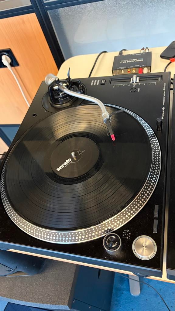 Pioneer PLX-1000 met Denon DVS module - Zo goed als nieuw, Audio, Tv en Foto, Platenspelers, Ophalen, Pitch-regelaar, Zo goed als nieuw