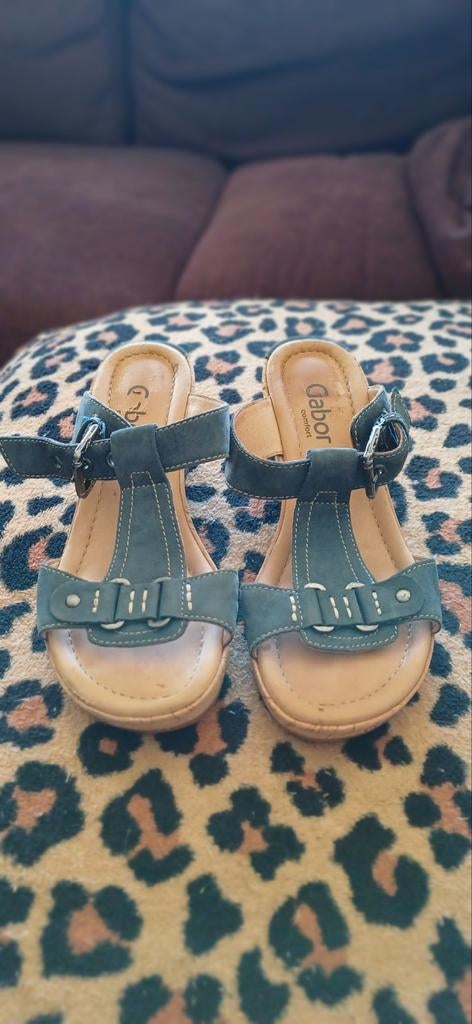 Gabor Comfort sandalen sleehak size 4, Kleding | Dames, Schoenen, Ophalen of Verzenden, Zo goed als nieuw, Sandalen of Muiltjes