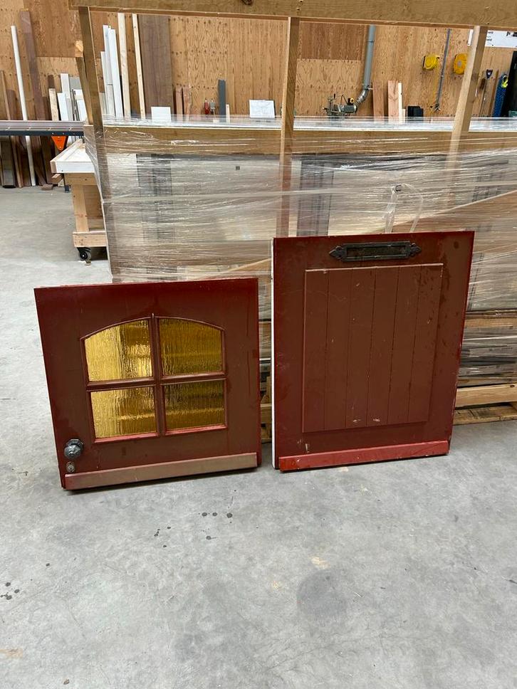 Mooie hardhouten boerderij deur, Doe-het-zelf en Verbouw, Deuren en Horren, Gebruikt, Buitendeur, Minder dan 200 cm, 80 tot 100 cm