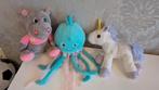 Pakket knuffels: Nijlpaard, Octopus en Eenhoorn, Ophalen of Verzenden