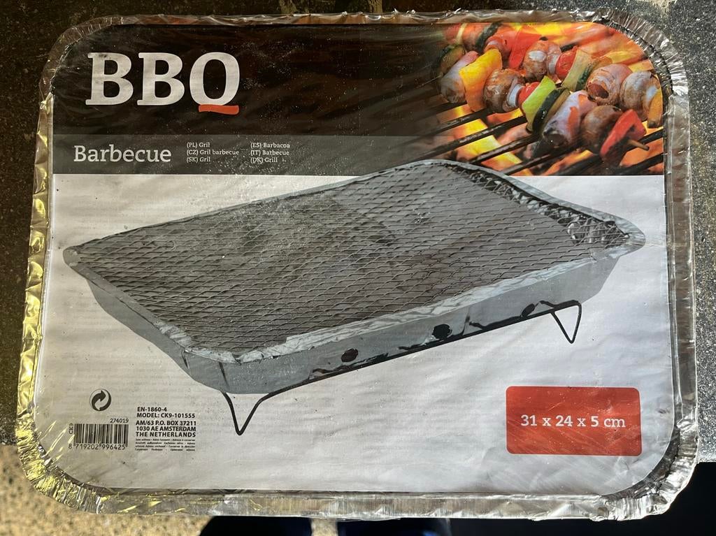 2 Wegwerp BBQ’s - Ideaal voor picknicks of festivals, Ophalen, Nieuw