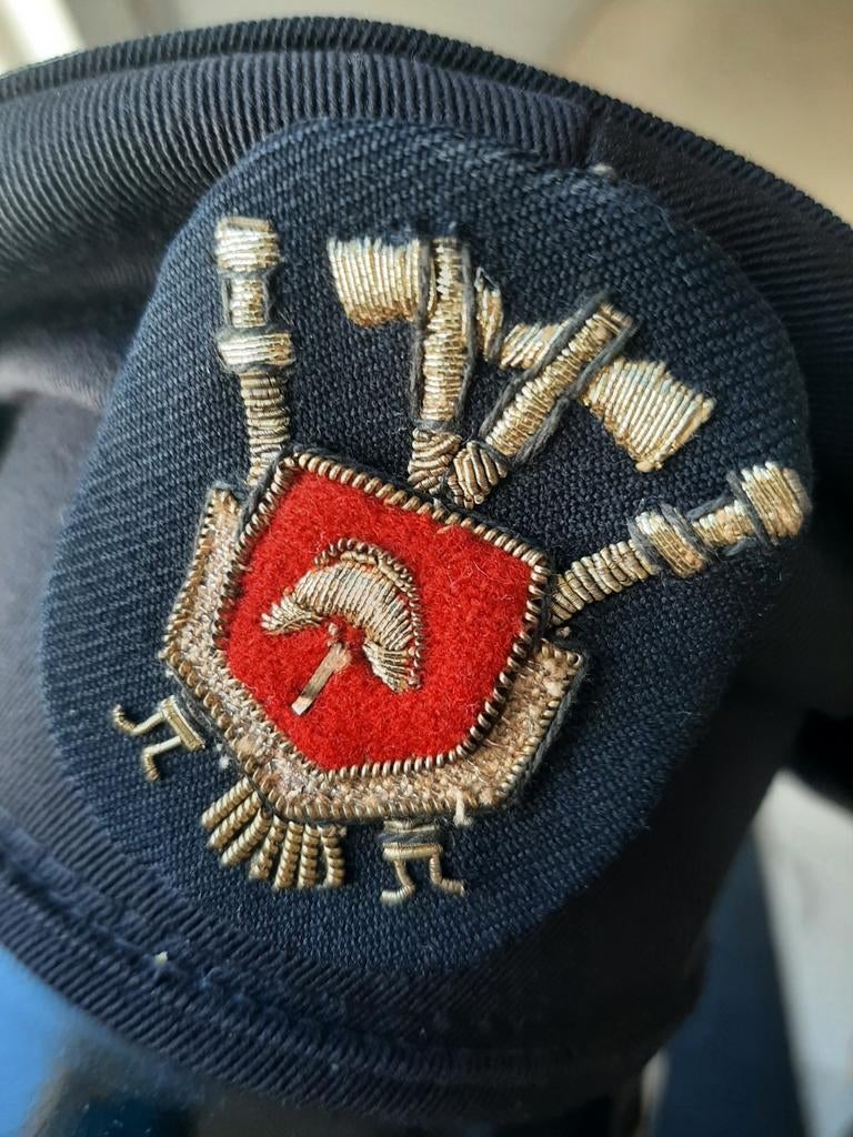 Oud model 1970  brandweer pet., Ophalen of Verzenden