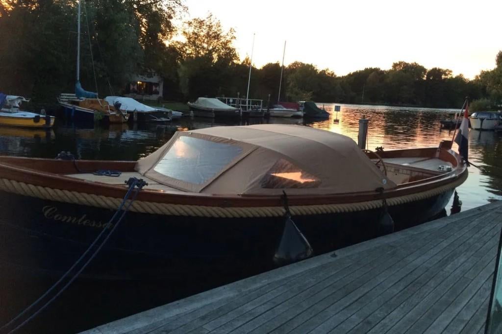 Stalen sloep 9m — voormalige reddingsboot 1935 — 300pk, Gebruikt, Staal, Binnenboordmotor, 6 meter of meer