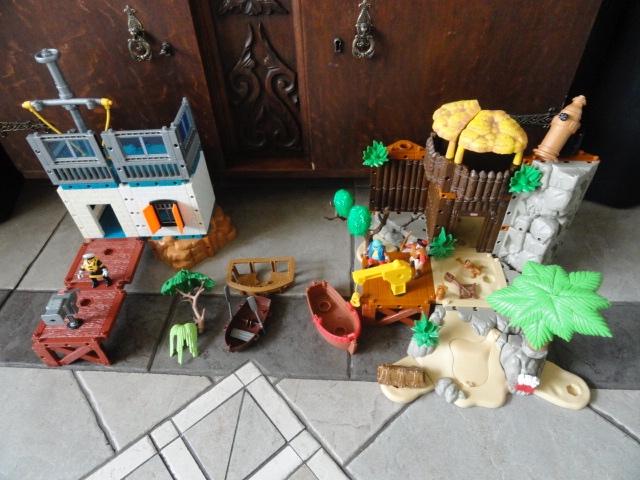 Fisher-Price Imaginext coastal patrol station en pirateneil, Verzenden, Zo goed als nieuw, Speelset