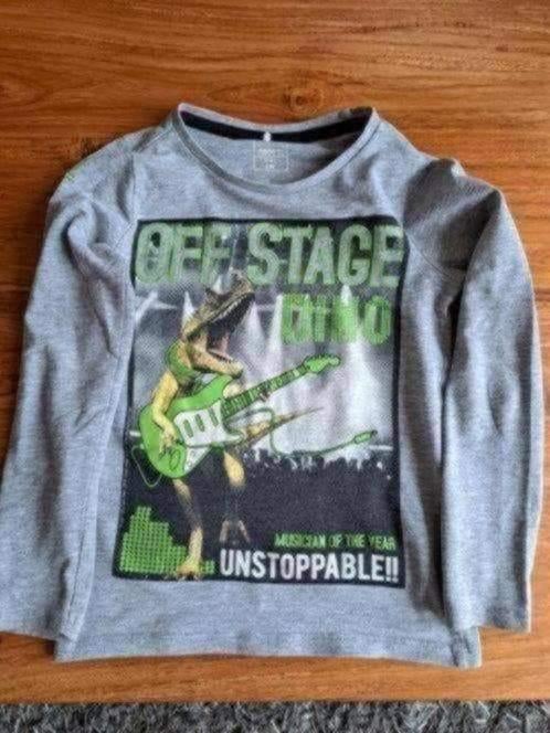 Longsleeve merk name it dino erop maat 116, Kinderen en Baby's, Kinderkleding | Maat 116, Ophalen of Verzenden, Zo goed als nieuw