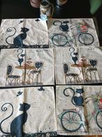 Katoenen katten placemats GRATIS!!!!, Ophalen, Zo goed als nieuw