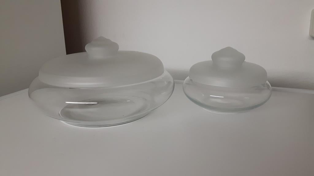 Koekschaal Leerdam glas, Antiek en Kunst, Antiek | Glas en Kristal, Ophalen of Verzenden