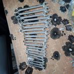 20-delige ring-steeksleutelset, chroom-vanadium, Ophalen of Verzenden, Gebruikt