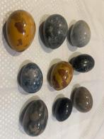 marmoren eieren/ ei marmer verschillende kleuren 9 stuks, Ophalen of Verzenden