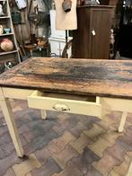 Oud houten tafel vintage,brocant,antiek,landelijk, Ophalen, X, X, X