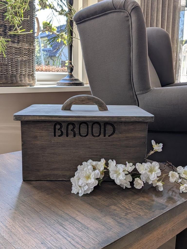 Stoere landelijke broodtrommel / broodbak, Ophalen of Verzenden