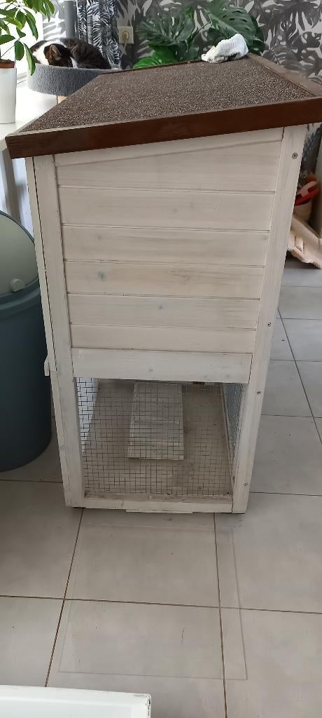Konijnenhok buiten, Dieren en Toebehoren, Knaagdieren en Konijnen | Hokken en Kooien, Ophalen, 110 cm of meer, Nieuw, 90 cm of meer