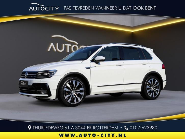 Volkswagen Tiguan 2.0 TSI R Line l Pano l Adaptive l Elektri, Auto's, Volkswagen, Bedrijf, Te koop, Tiguan, 4x4, ABS, Airbags