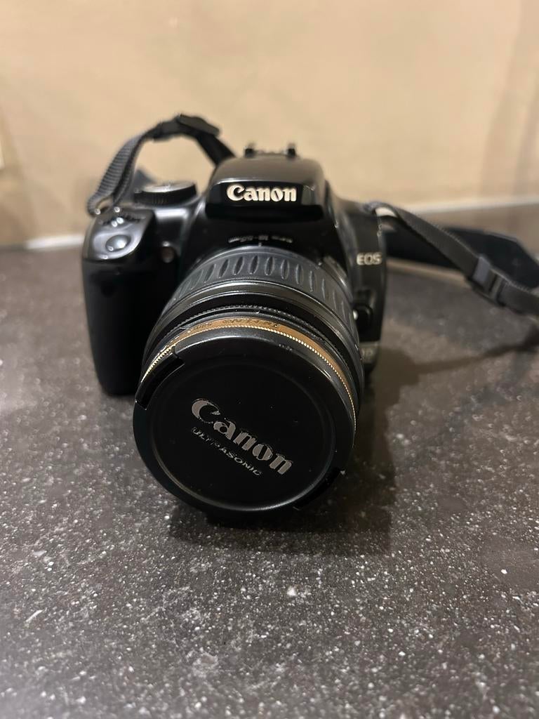 Canon EOS 400D spiegelreflexcamera met 18-55mm lens, Ophalen of Verzenden, Gebruikt, Spiegelreflex, Canon