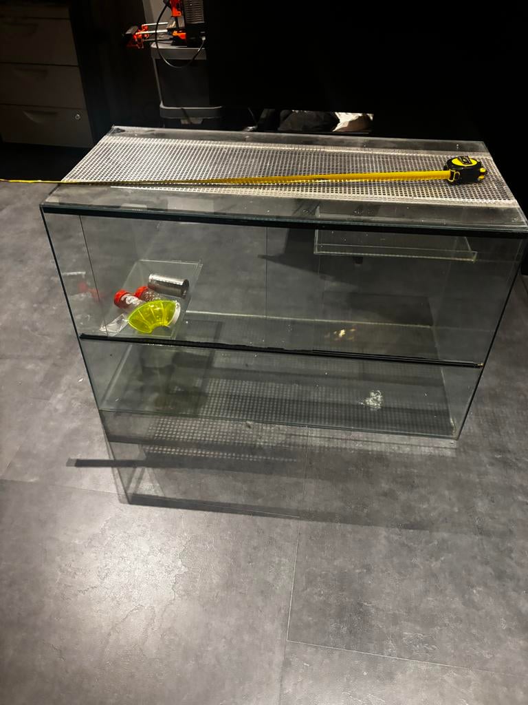 Terrarium 80x50x40, Ophalen, Zo goed als nieuw, Terrarium of Paludarium