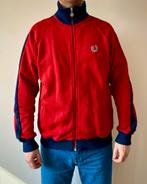 Fred Perry Track jacket/vest, rood - maat L, Ophalen of Verzenden, Zo goed als nieuw, Maat 52/54 (L), Rood