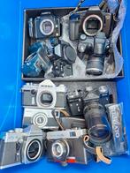 Partij ongeteste camera's en onderdelen - Hobby opruiming, Ophalen of Verzenden, Spiegelreflex, Overige Merken