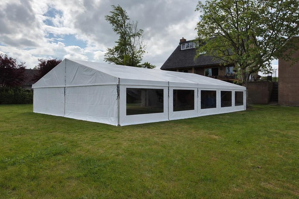 Aluhal te huur, Ophalen of Verzenden, 8 meter of meer, 6 meter of meer