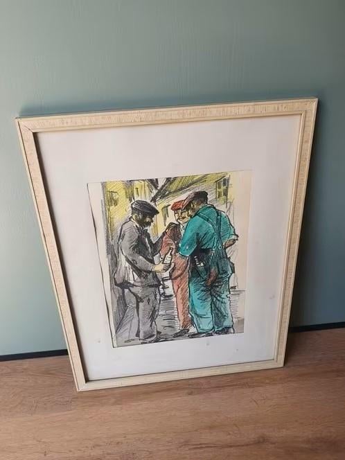 KJELL NILSSON arbeiders op straat, Ophalen