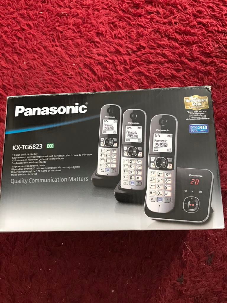 Panasonic 3 delige set nieuw ., Ophalen, Zo goed als nieuw