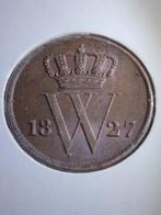 1 cent 1827 pr Willem 1, Postzegels en Munten, Munten | Nederland, Ophalen of Verzenden, Koning Willem I, 1 cent