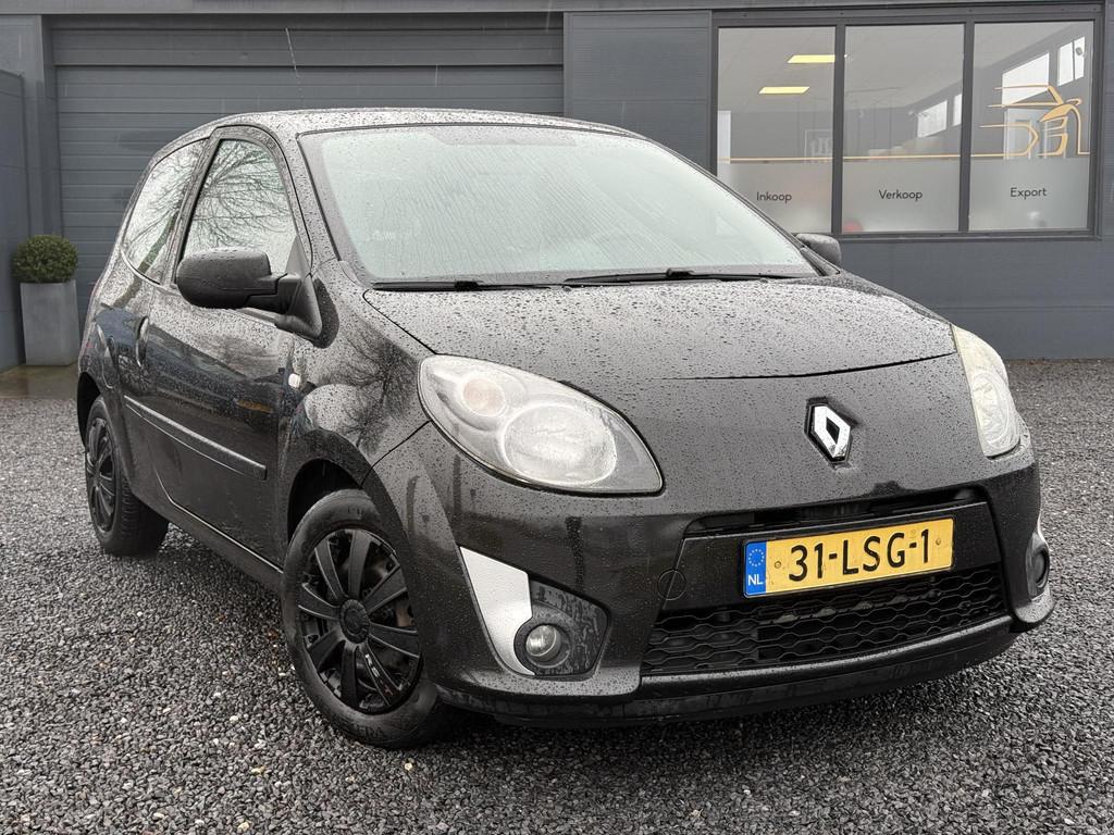 Renault Twingo 1.2-16V Authentique Airco,D-riem recent vv,N., Gebruikt, 4 cilinders, 4 stoelen, Zwart