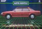 Poster Austin Montego 80/90er jaren, Verzenden, Rechthoekig Liggend, Zo goed als nieuw, A1 t/m A3
