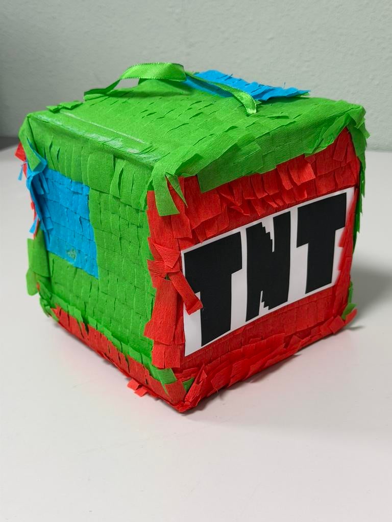 Minecraft Creeper TNT Piñata 16cm cado gift box game gaming, Nieuw, Ophalen of Verzenden, H, H