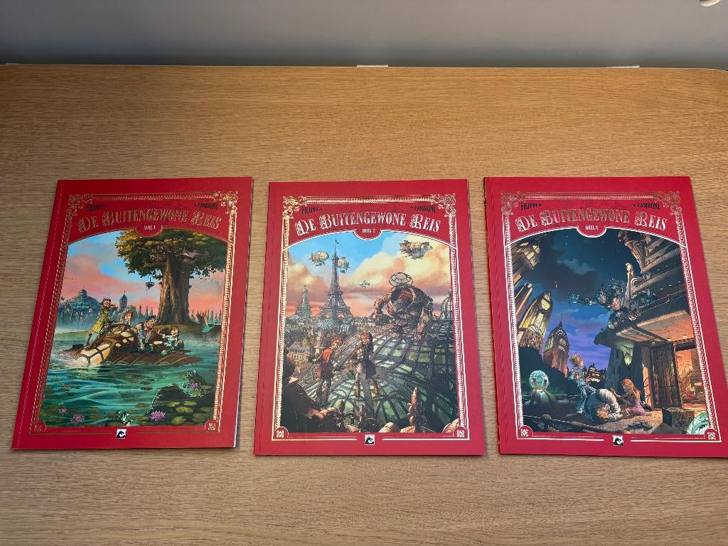 De buitengewone reis deel 1/2/3/ is complete cyclus, Meerdere stripboeken, Ophalen of Verzenden, Zo goed als nieuw