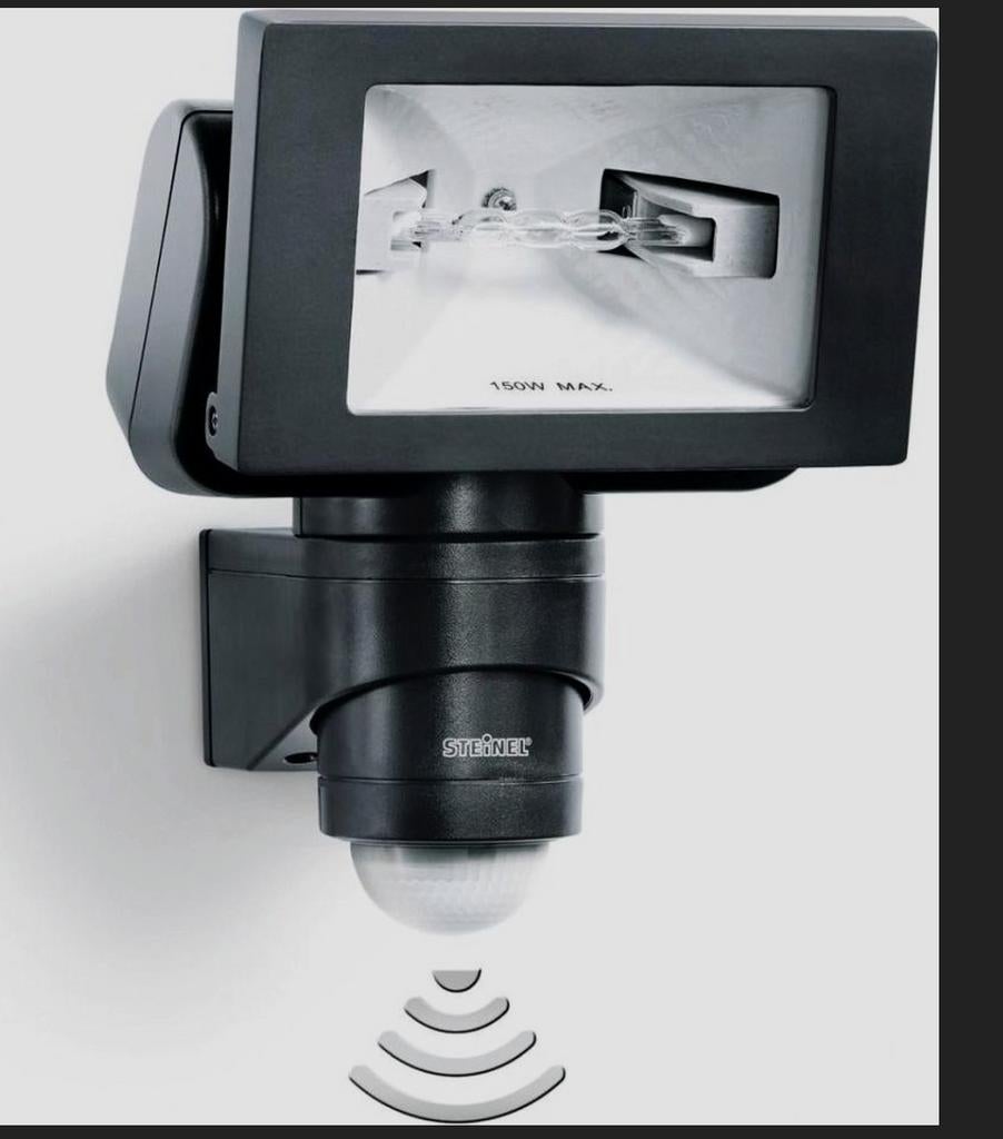 Steinel halogeenstraler, Bewegingssensor, Wandlamp, Nieuw, Ophalen of Verzenden