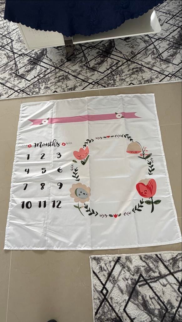 Baby mijlpaal deken, Ophalen of Verzenden, Gebruikt