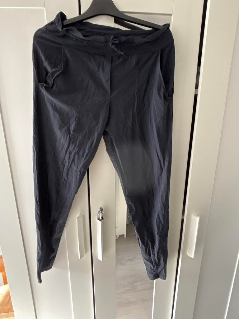 Angelle Milan broek maat M van travelstof, Kleding | Dames, Maat 38/40 (M), Blauw, Ophalen of Verzenden, Lang
