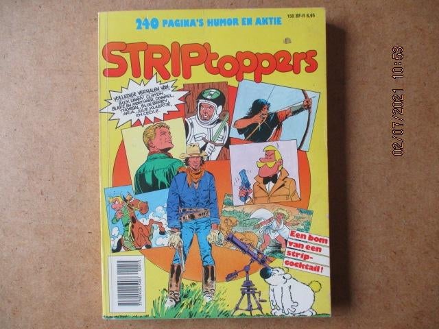 adv4919 striptoppers, Boeken, Stripboeken, Gelezen, Eén stripboek, Ophalen