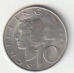10 shilling 1980 Oostenrijk. km. 2918, Postzegels en Munten, Munten | Europa | Niet-Euromunten, Ophalen of Verzenden, Oostenrijk