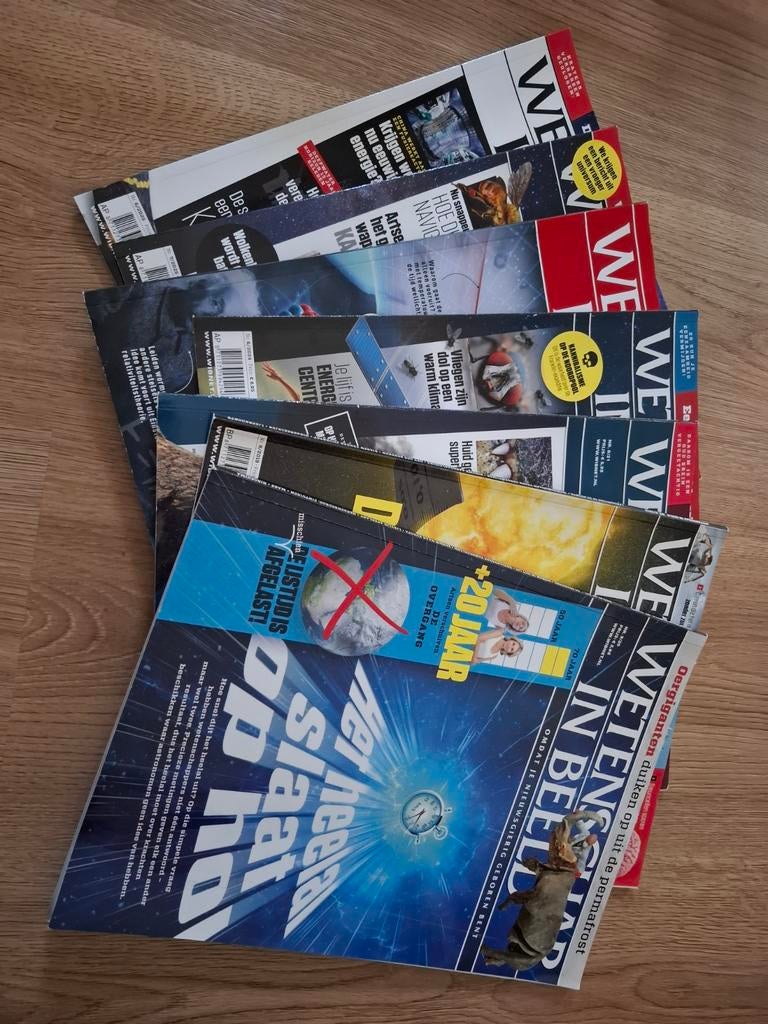 Wetenschap in Beeld tijdschriften, Boeken, Ophalen of Verzenden, Gelezen, Overige wetenschappen