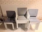 Thonet eetkamer stoelen / bureau stoelen - aluminium en hout, Ophalen, Gebruikt, Grijs, Vijf, Zes of meer stoelen