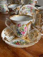 antiek koffieservies in Brussels porselein, Ophalen