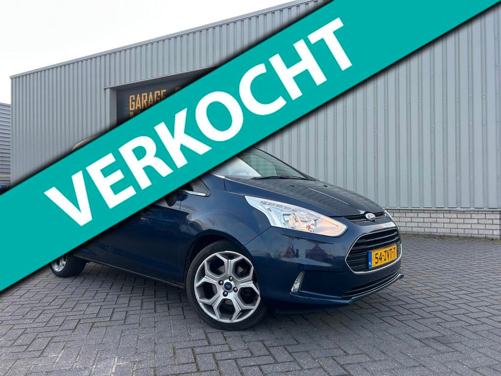 Ford B-Max 1.0 EcoBoost Titanium | HALF LEER | STOELVERW | A, Voorwielaandrijving, Euro 5, 101 pk, Gebruikt