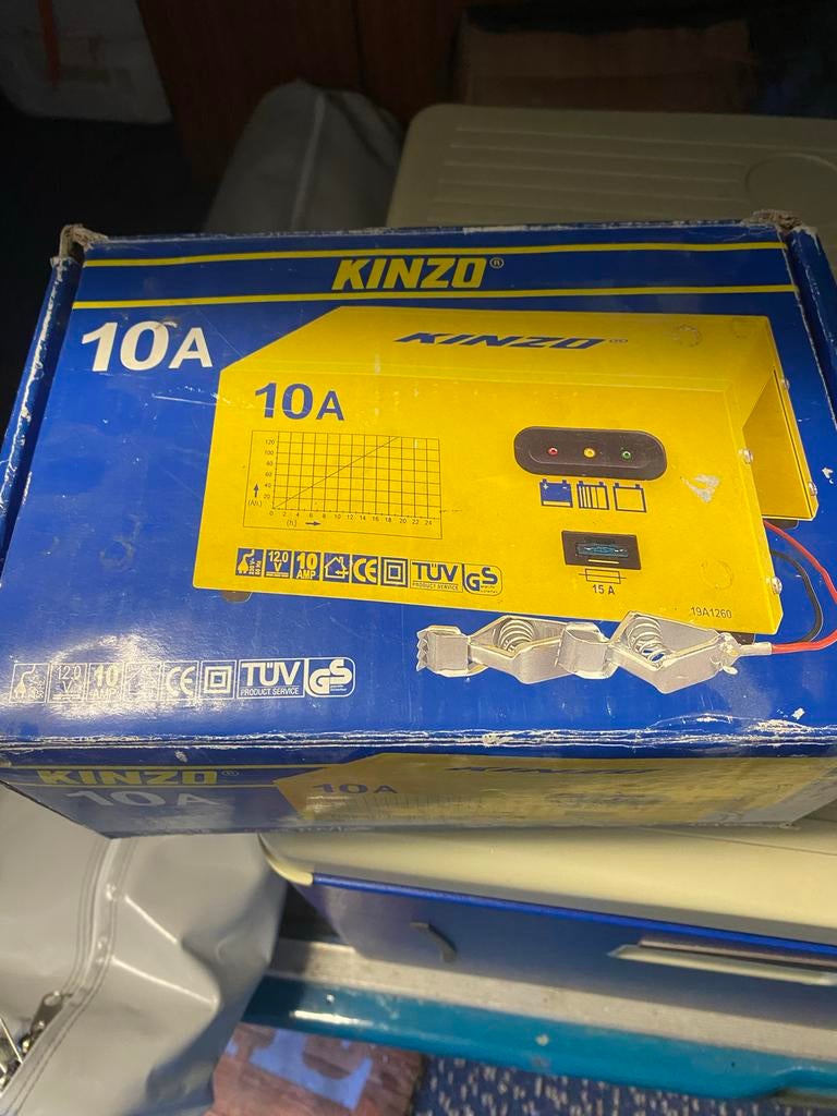 Ferm acculader 12V, Ophalen of Verzenden, Gebruikt, Universele onderdelen
